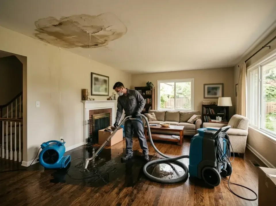 attic-pipe-burst-ceiling-drip-008 — frequently asked questions, Water Damage Restoration & Carpet Care in Duquesne, PA
